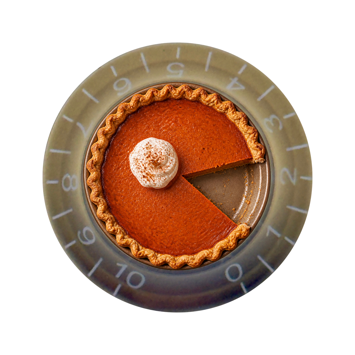 Custom Strums® Pumpkin Pie Bell-Style Knob Imperial (Single)