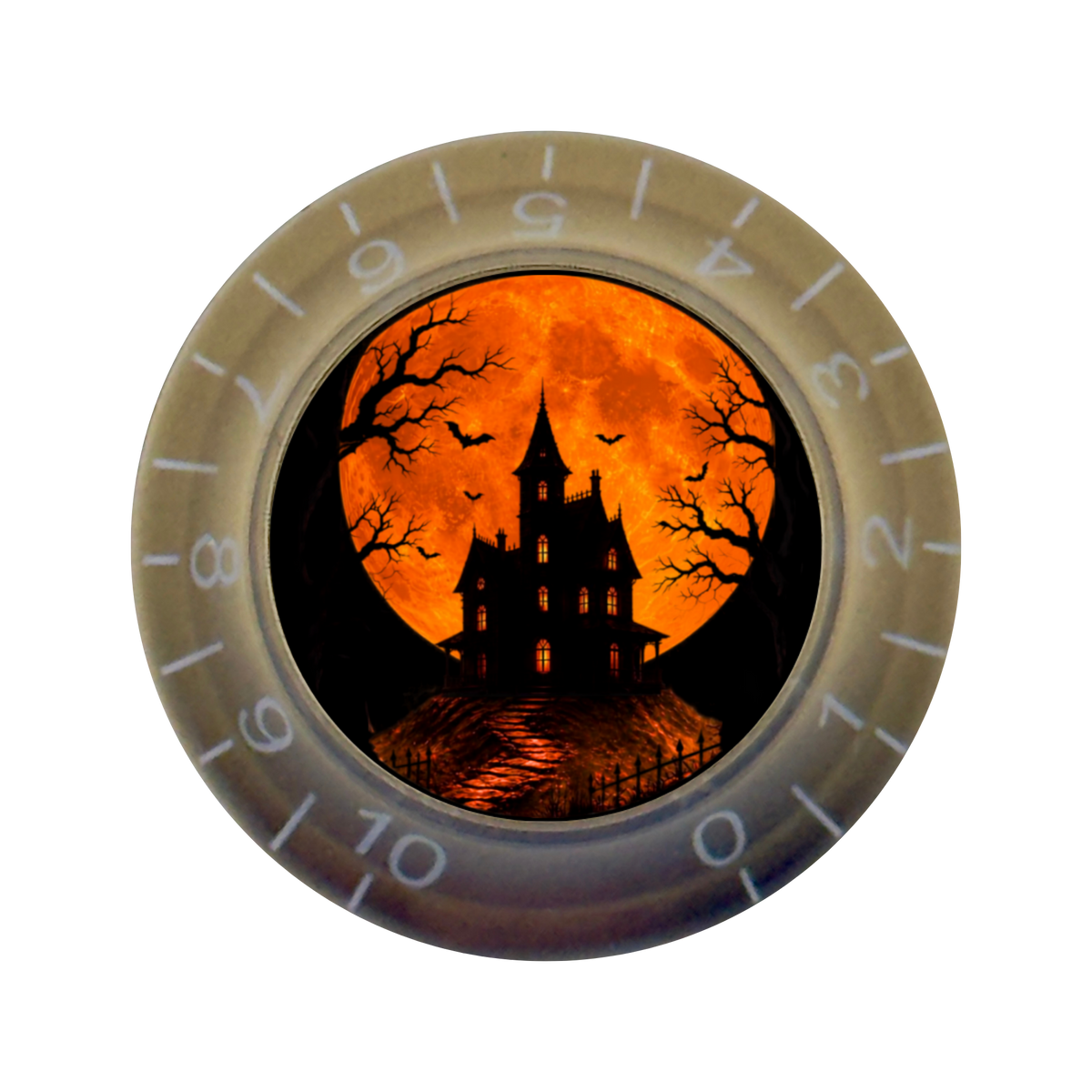Custom Strums® Haunted Moon Bell-Style Knob Imperial (Single)