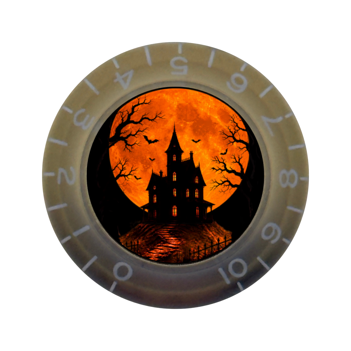 Custom Strums® Haunted Moon Bell-Style Knob Imperial (Single)