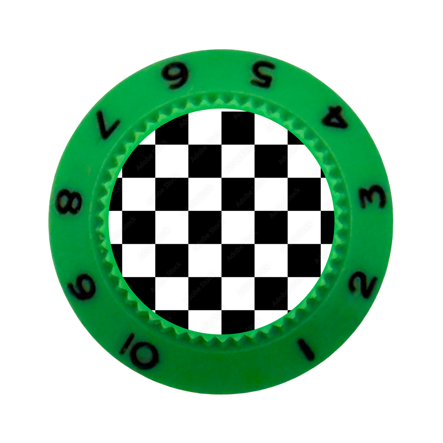Custom Strums™ Checkerboard Strat-Style Knob (Single)
