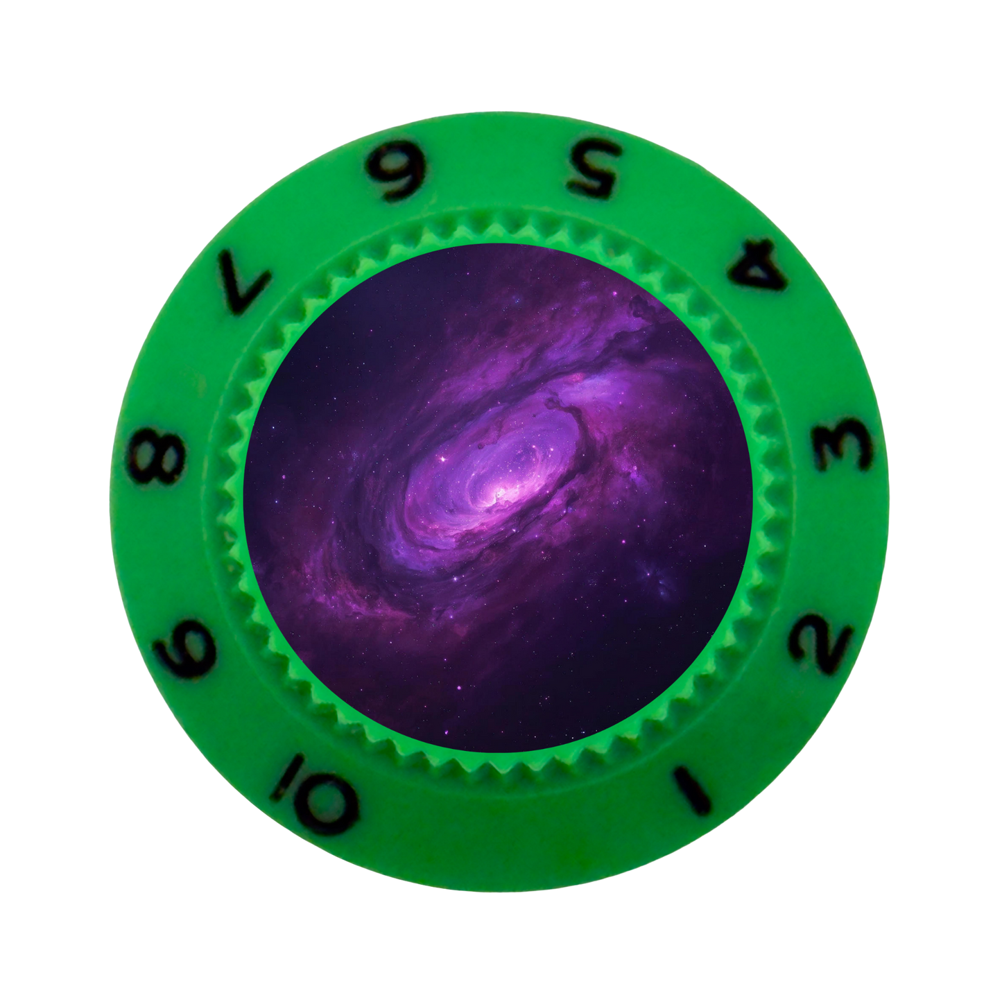 Custom Strums™ Purple Galaxy Strat-Style Knob (Single)