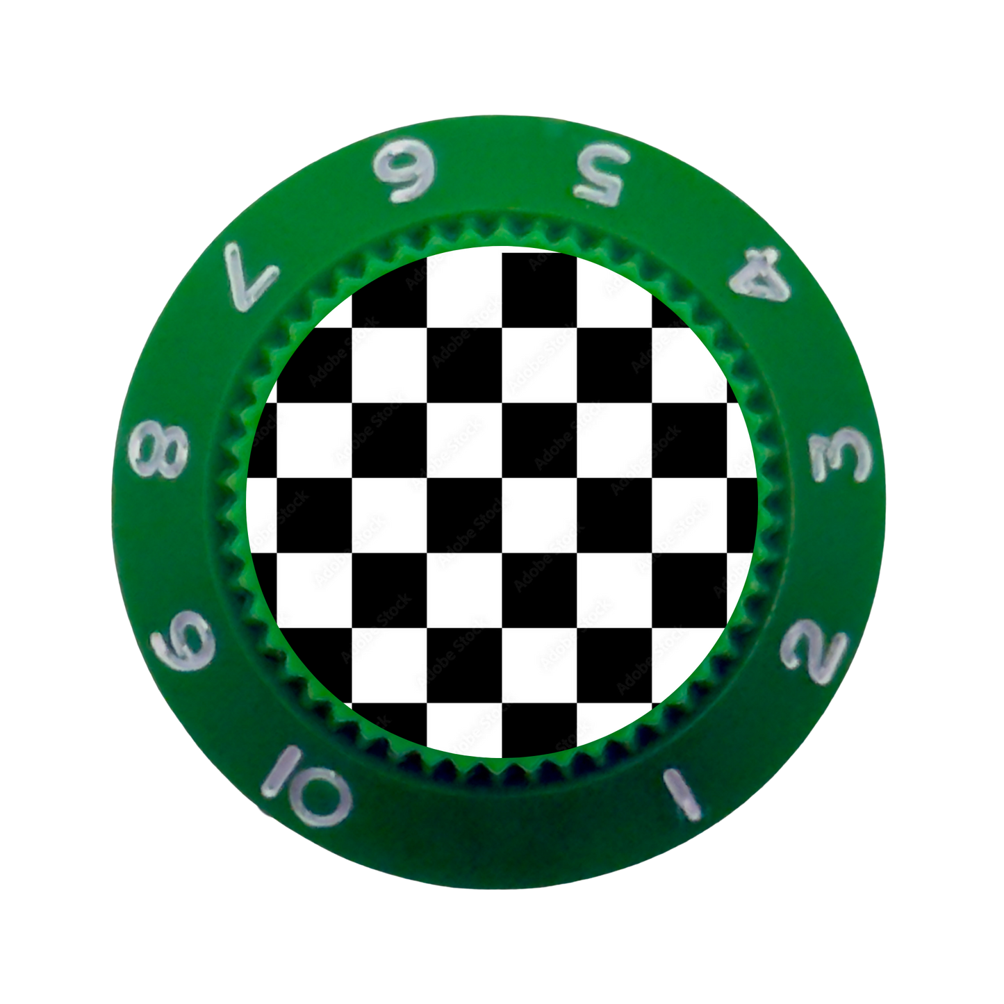 Custom Strums™ Checkerboard Strat-Style Knob (Single)