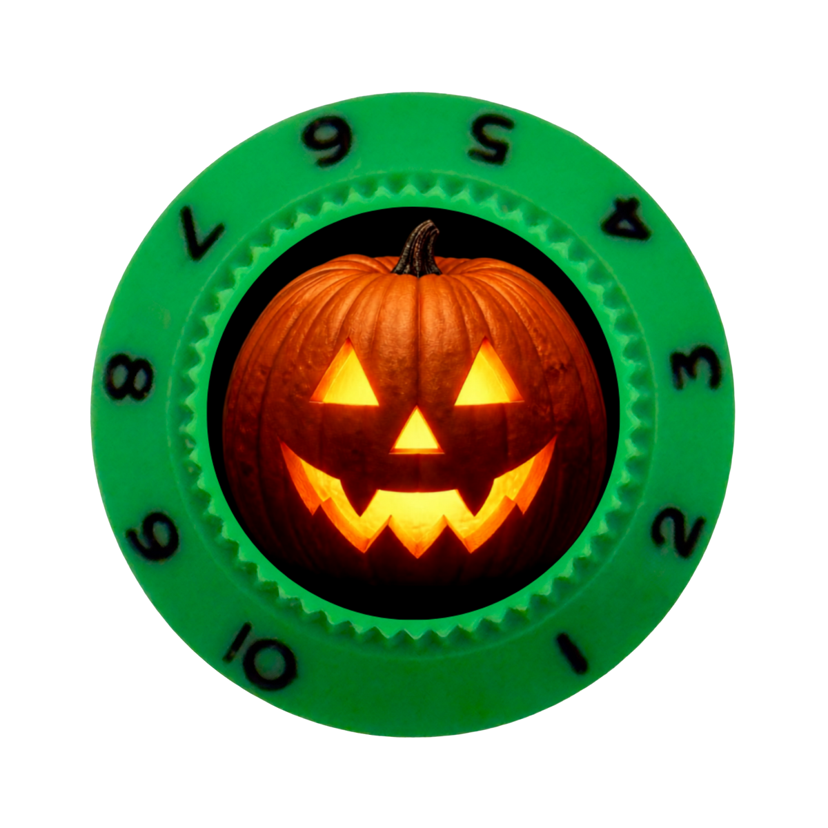 Custom Strums® Jack-o’-Lantern Strat-Style Knob (Single)