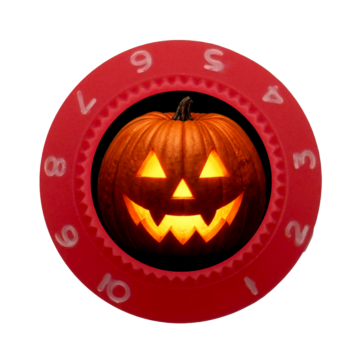 Custom Strums® Jack-o’-Lantern Strat-Style Knob (Single)