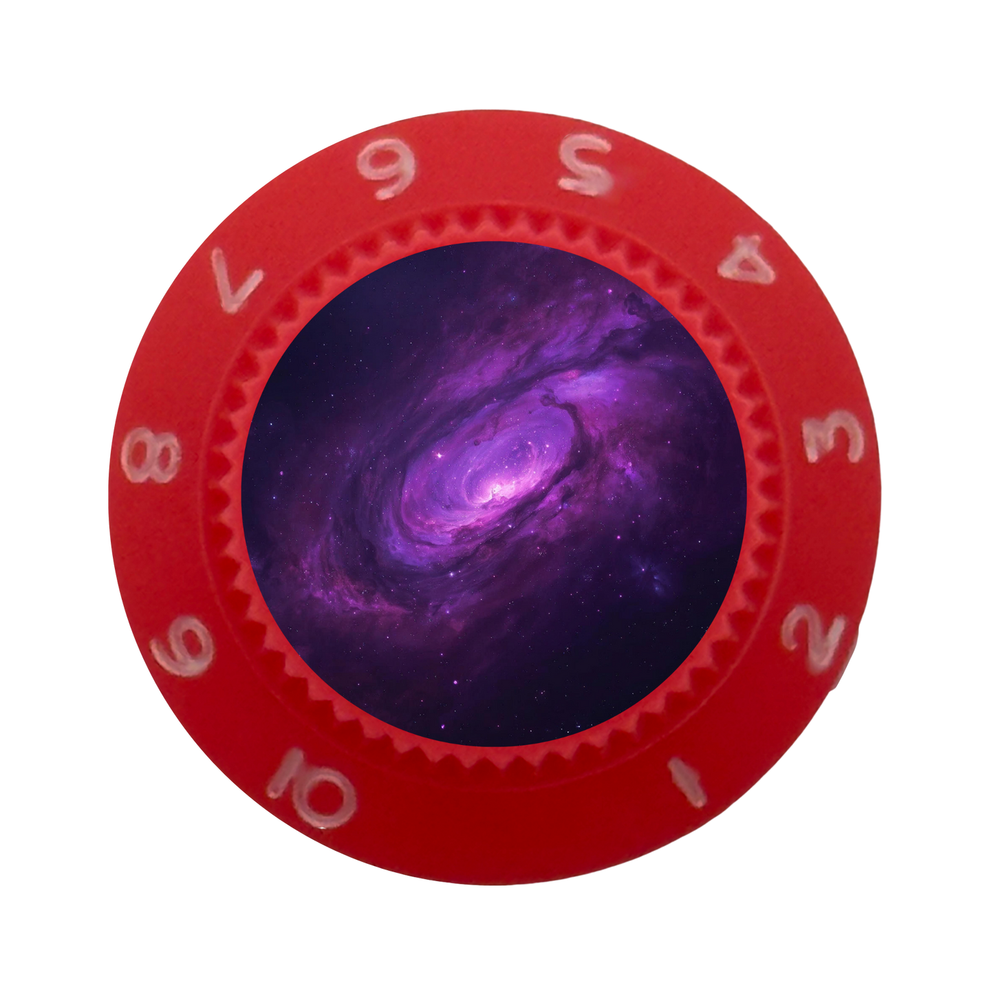Custom Strums™ Purple Galaxy Strat-Style Knob (Single)
