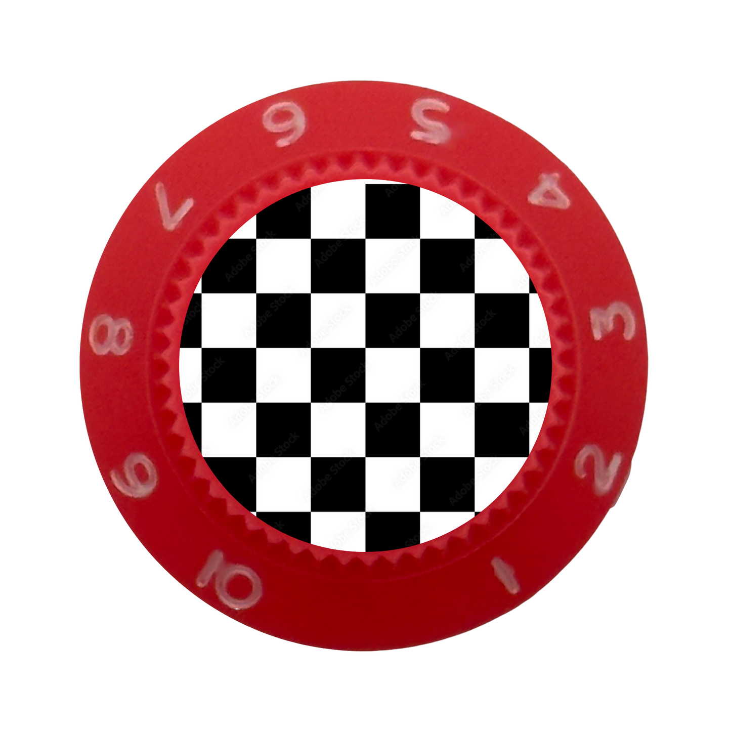 Custom Strums™ Checkerboard Strat-Style Knob (Single)