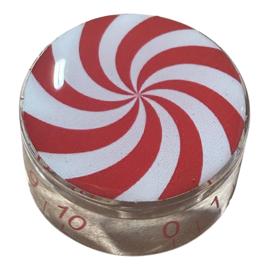 Custom Strums™ Peppermint Swirl Speed-Style Knob (Single)