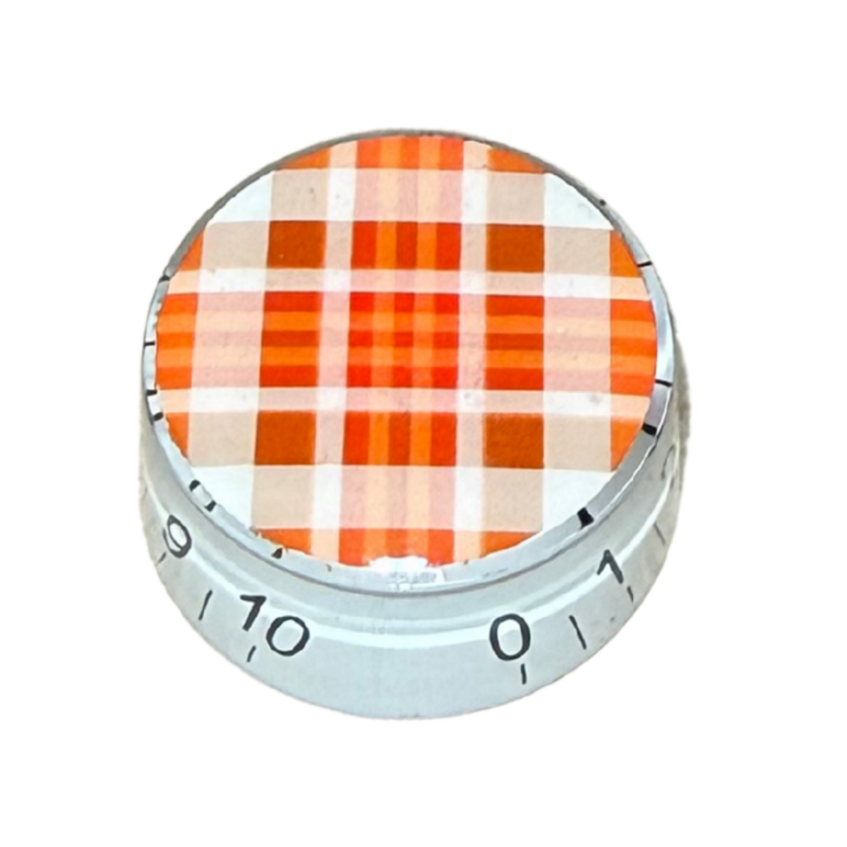 Custom Strums® Fall Plaid Speed-Style Knob (Single)