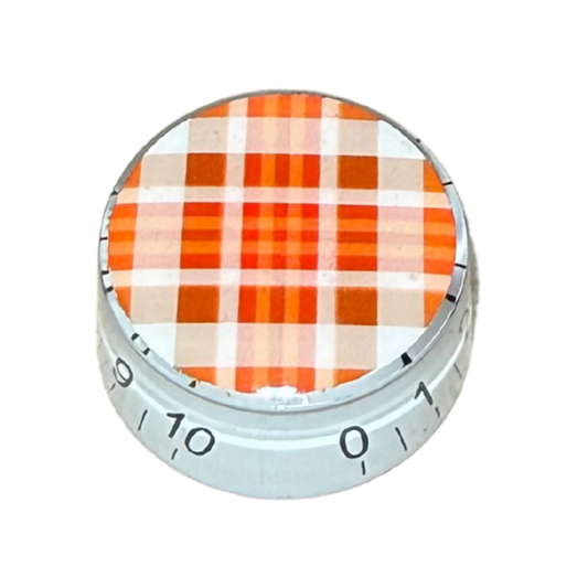 Custom Strums® Fall Plaid Speed-Style Knob (Single)