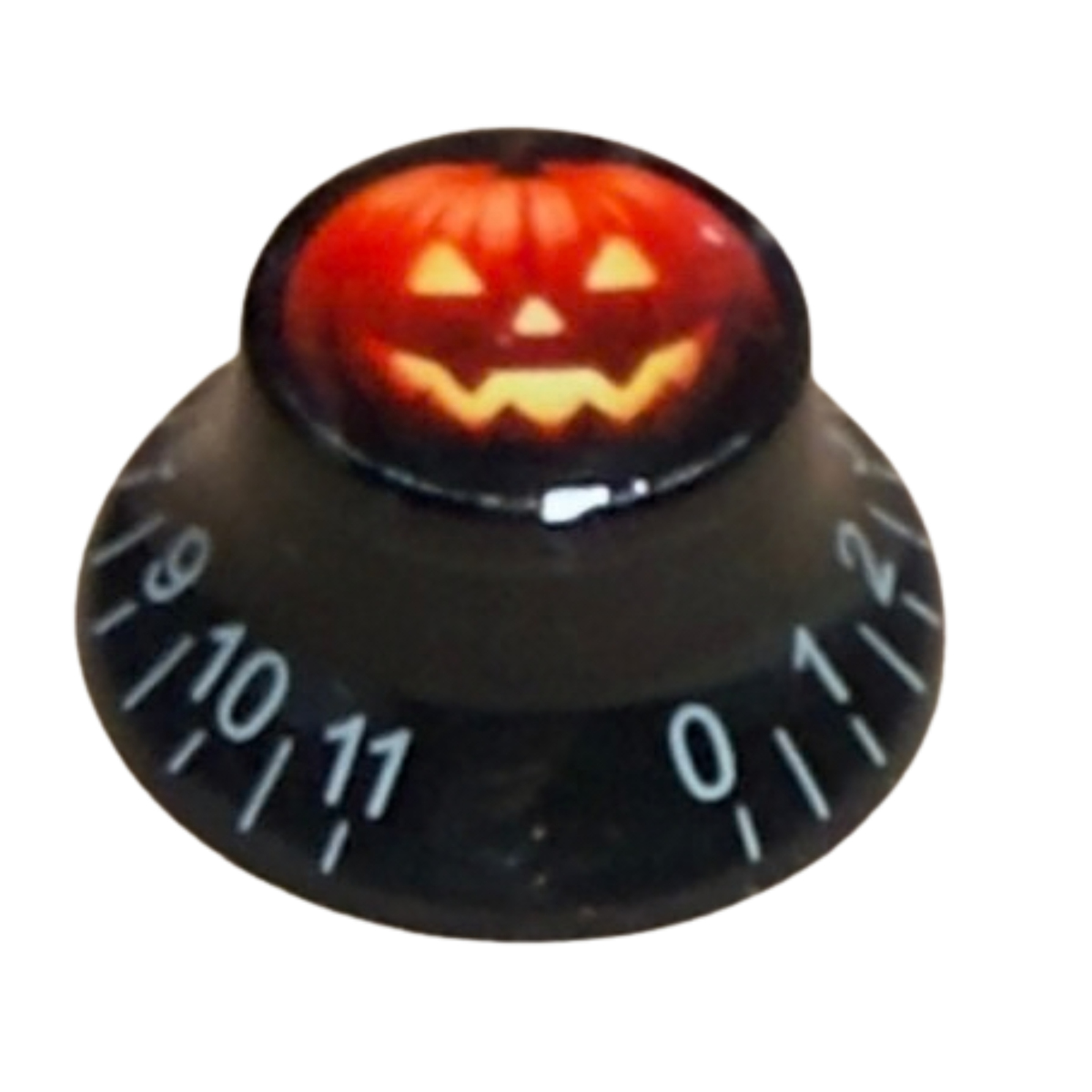Custom Strums® Jack-o’-Lantern Bell-Style Knob Metric (Single)