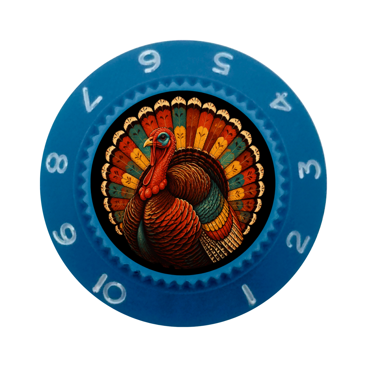Custom Strums® Thanksgiving Turkey Strat-Style Knob (Single)
