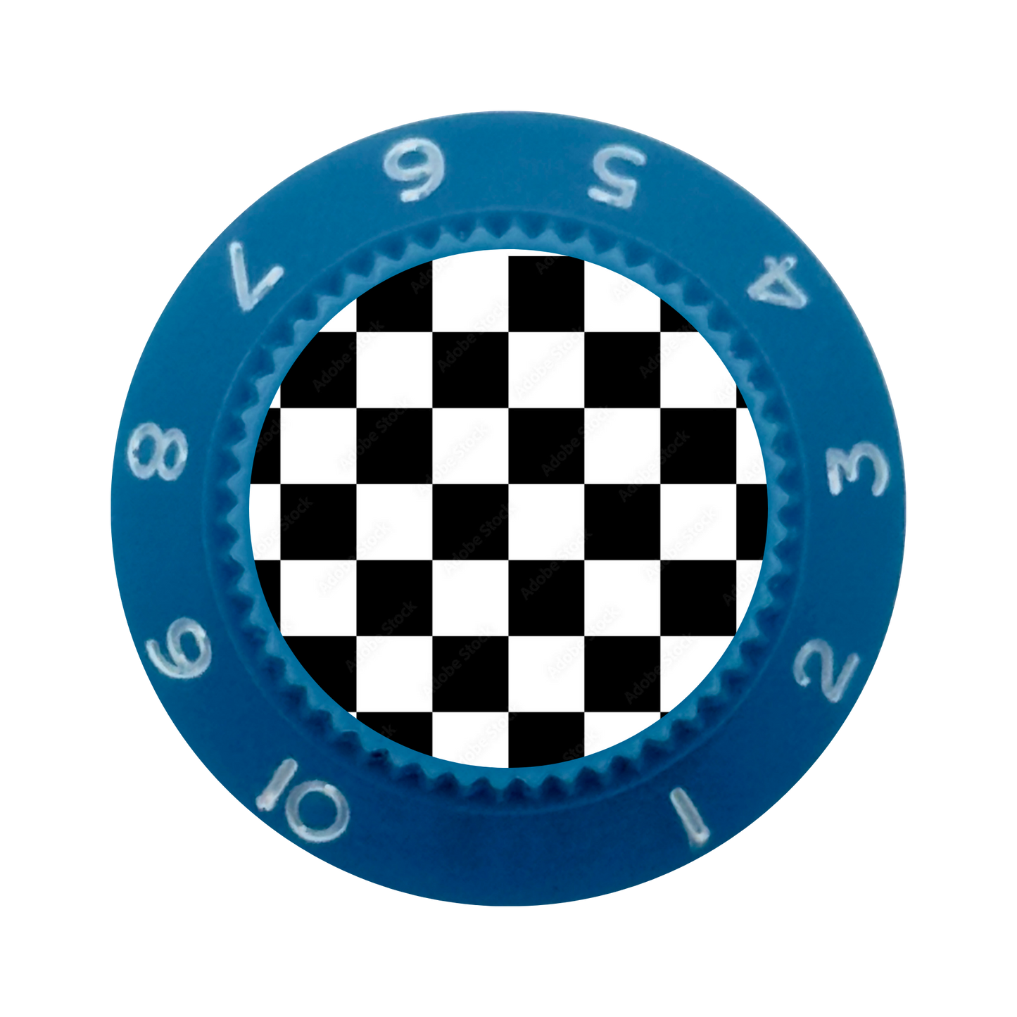 Custom Strums™ Checkerboard Strat-Style Knob (Single)
