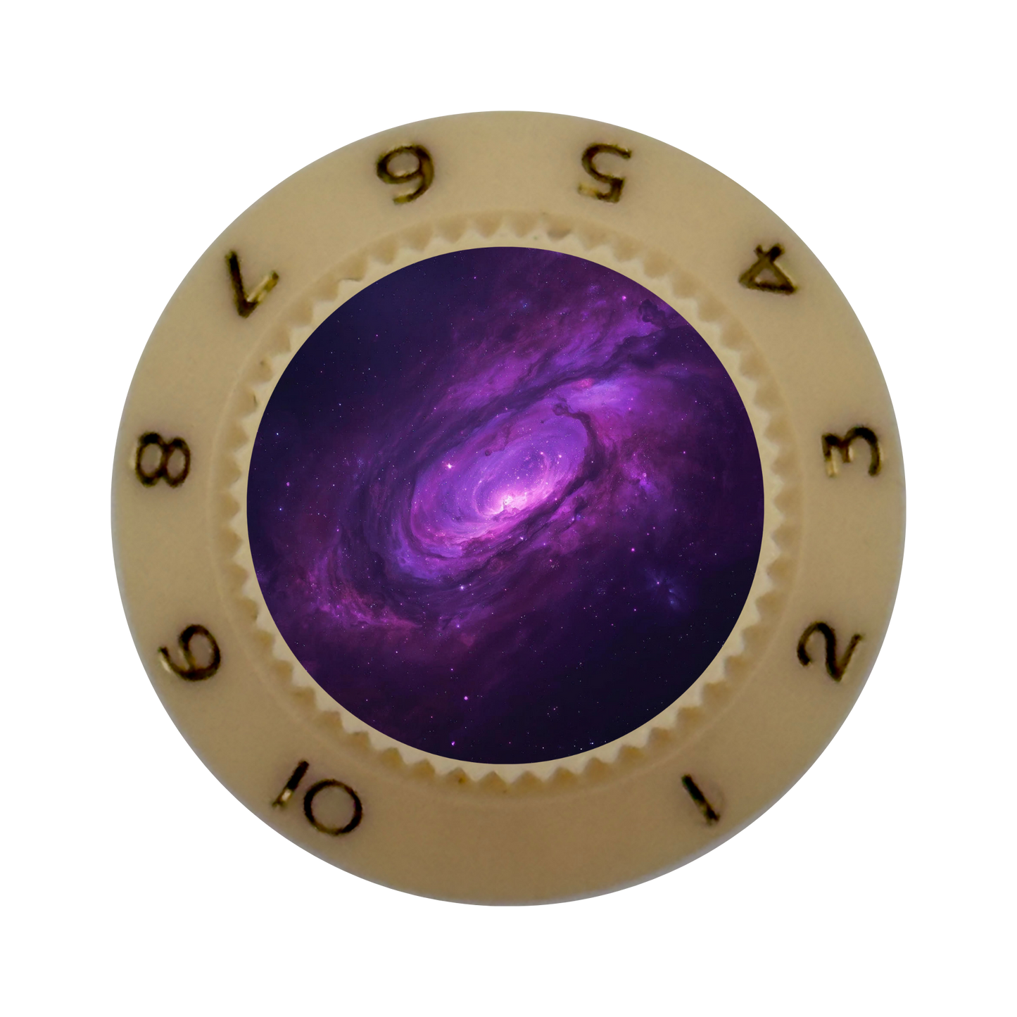 Custom Strums™ Purple Galaxy Strat-Style Knob (Single)