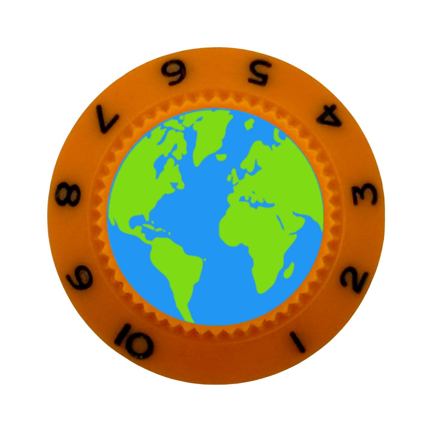 Custom Strums™ Earth Strat-Style Knob (Single)