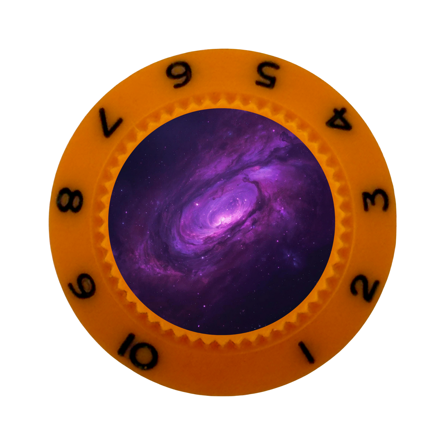 Custom Strums™ Purple Galaxy Strat-Style Knob (Single)