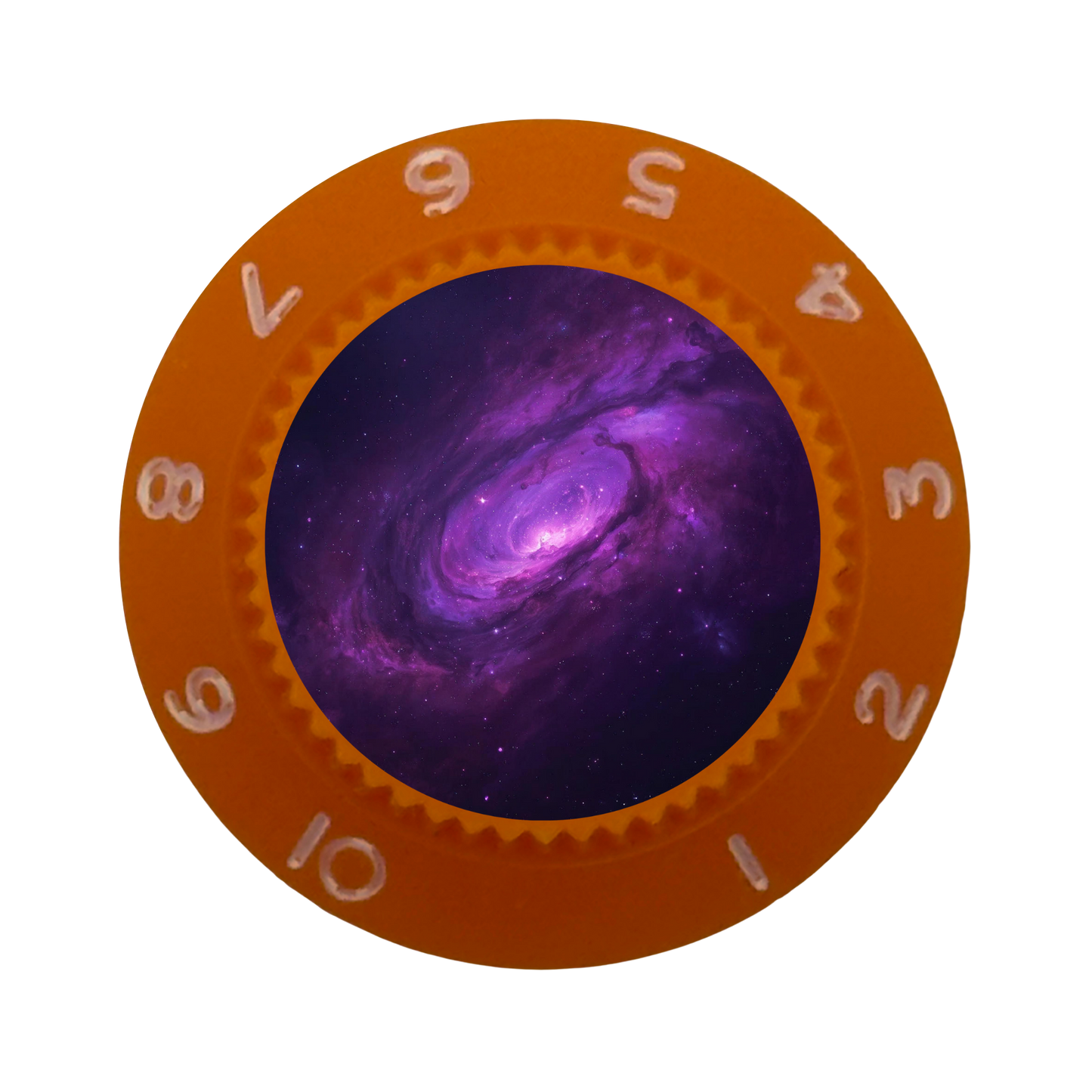 Custom Strums™ Purple Galaxy Strat-Style Knob (Single)