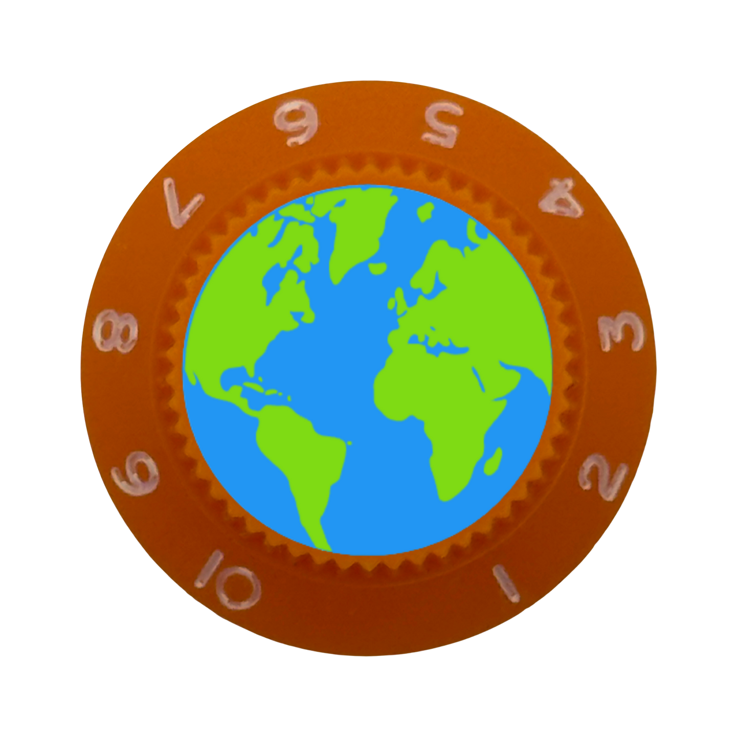 Custom Strums™ Earth Strat-Style Knob (Single)
