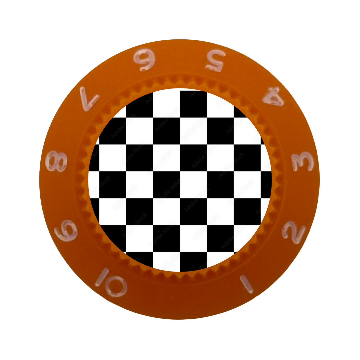 Custom Strums™ Checkerboard Strat-Style Knob (Single)