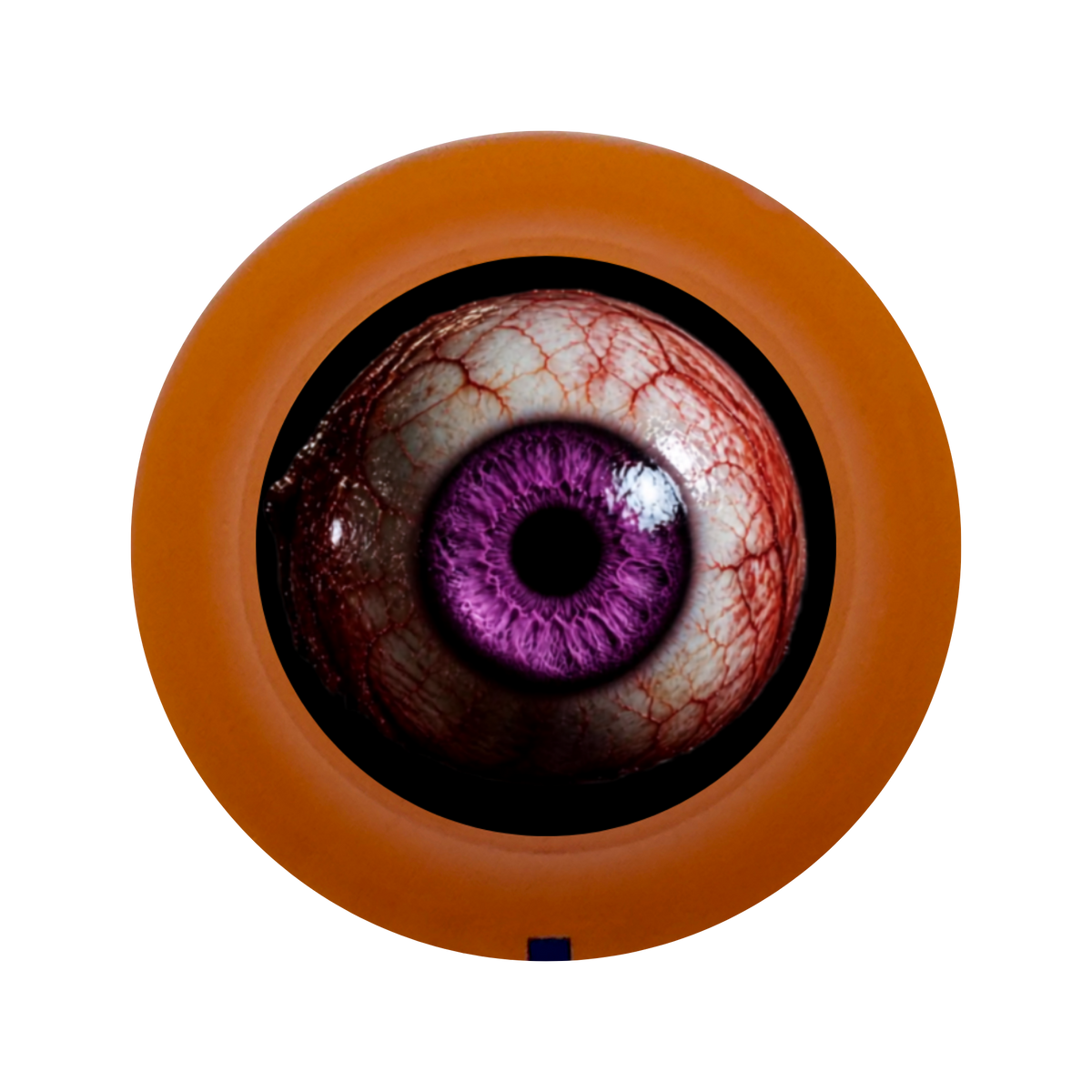 Custom Strums® Scary Purple Eyeball Bell-Style Knob Metric (Single)