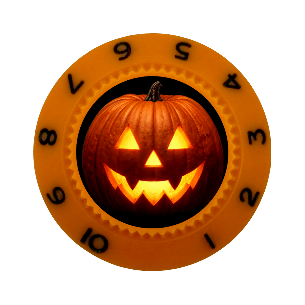 Custom Strums® Jack-o’-Lantern Strat-Style Knob (Single)