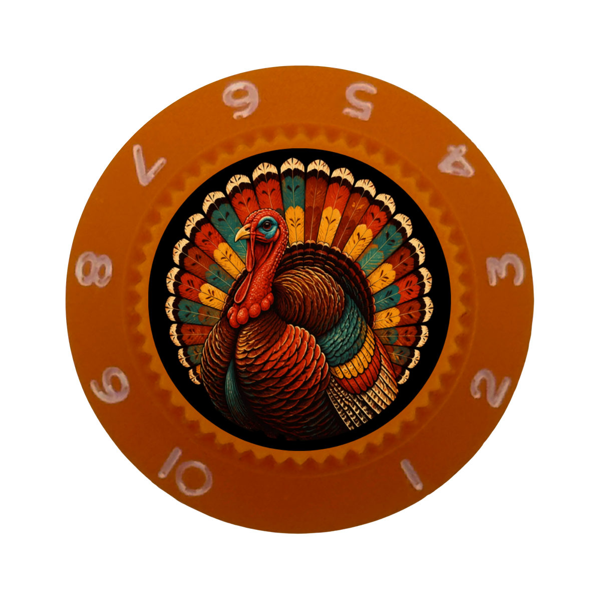 Custom Strums® Thanksgiving Turkey Strat-Style Knob (Single)