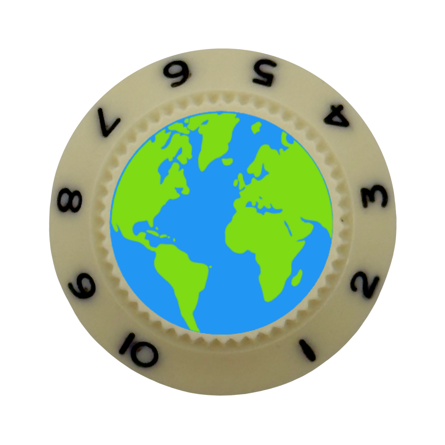 Custom Strums™ Earth Strat-Style Knob (Single)