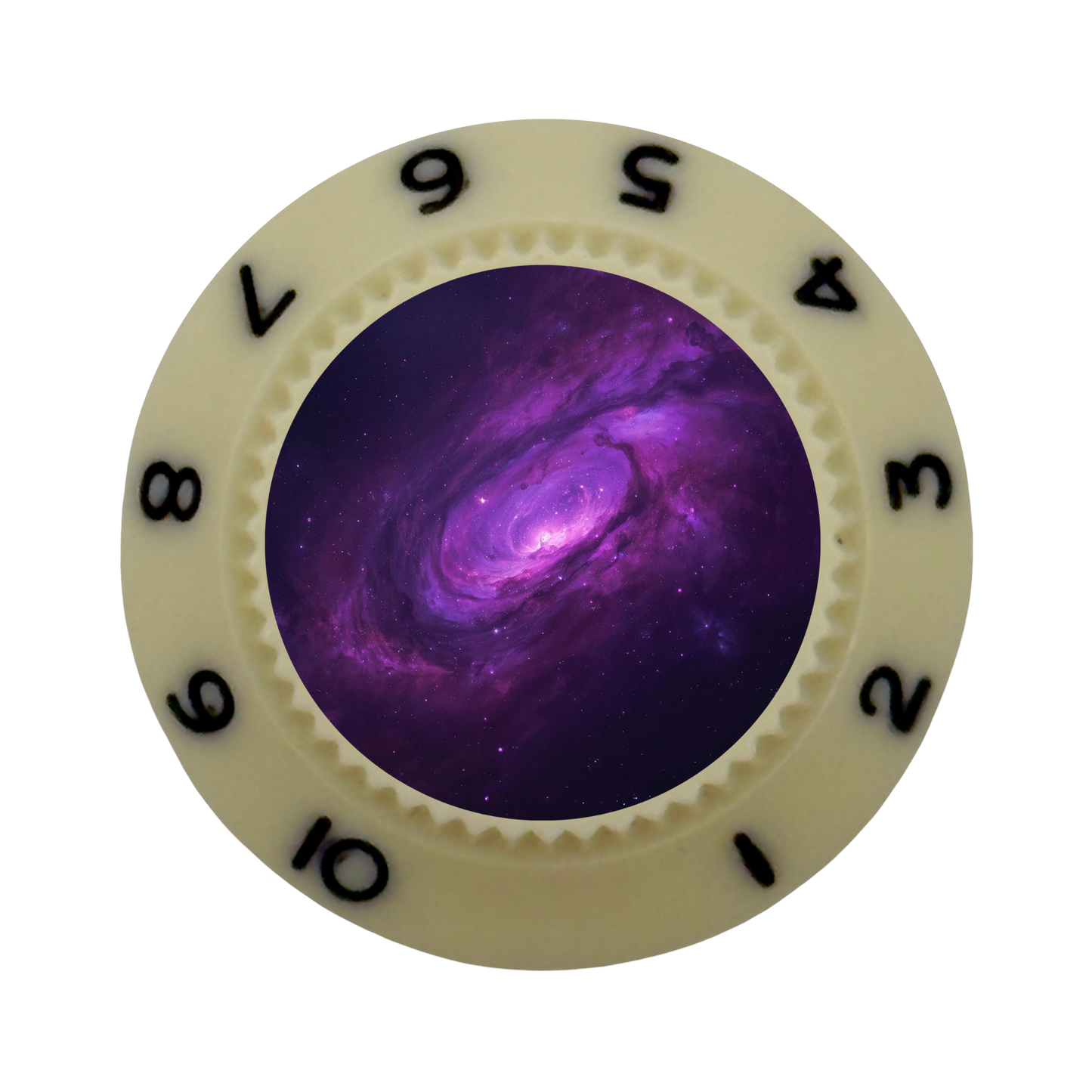Custom Strums™ Purple Galaxy Strat-Style Knob (Single)