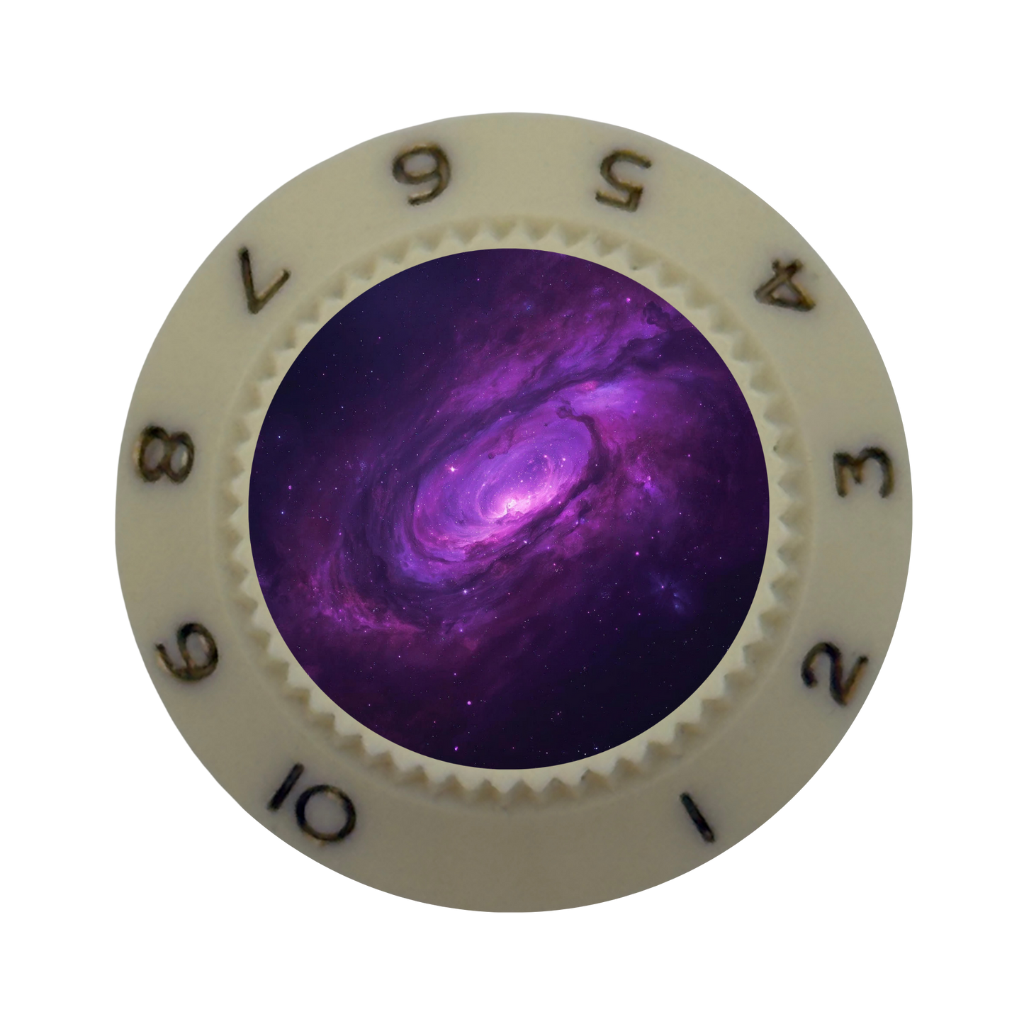 Custom Strums™ Purple Galaxy Strat-Style Knob (Single)