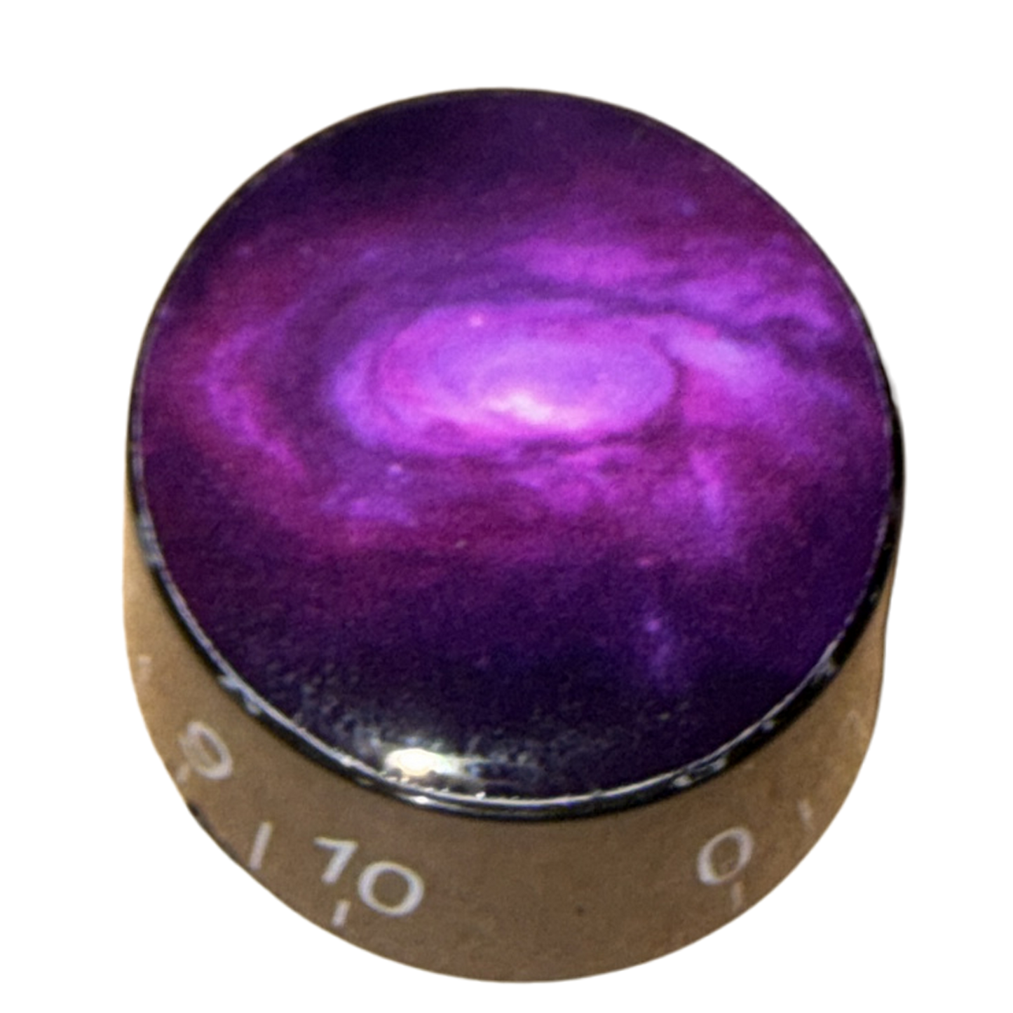 Custom Strums™ Purple Galaxy Speed-Style Knob (Single)