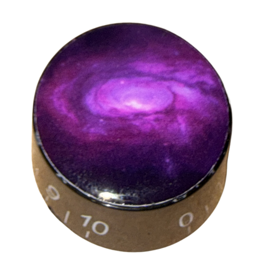 Custom Strums™ Purple Galaxy Speed-Style Knob (Single)