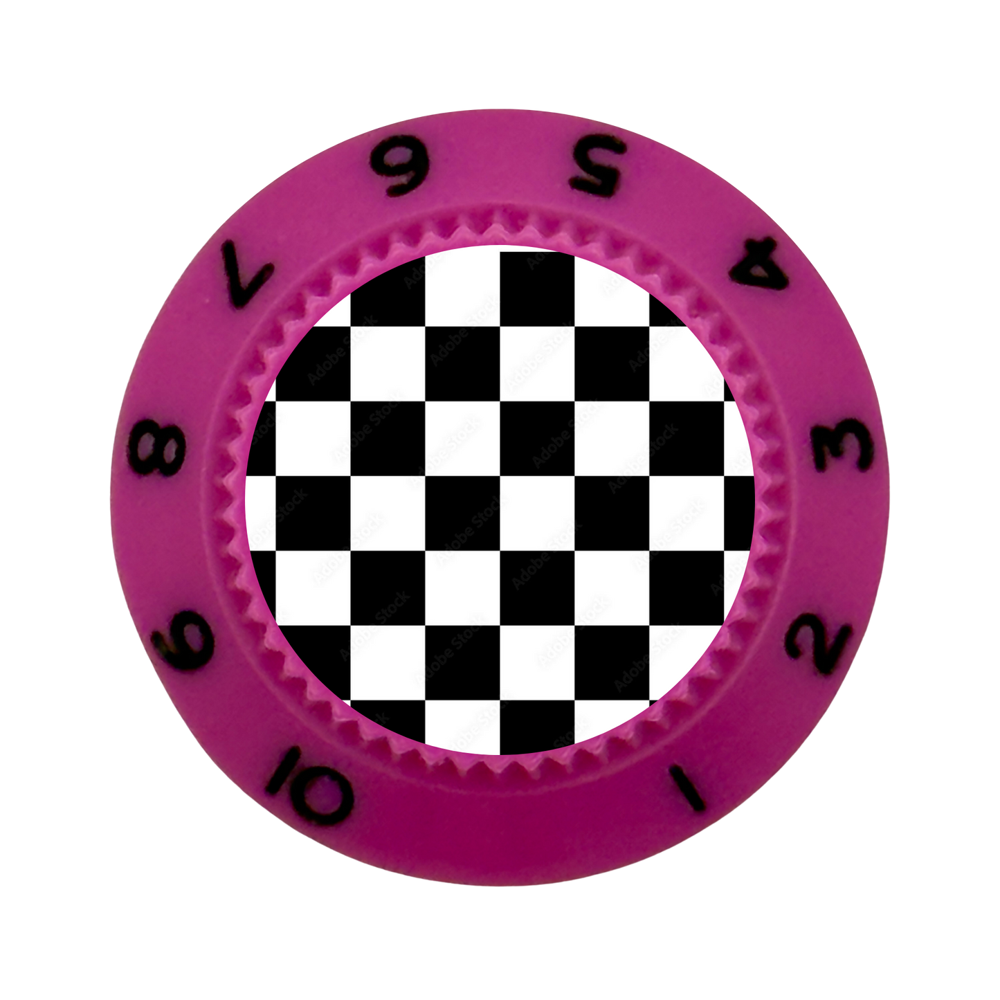 Custom Strums™ Checkerboard Strat-Style Knob (Single)