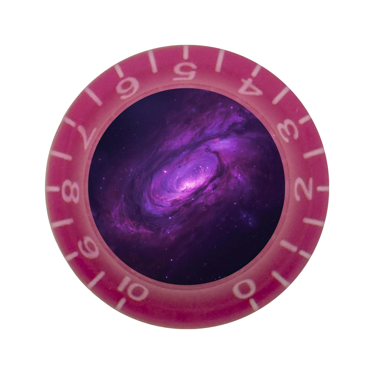 Custom Strums™ Purple Galaxy Bell-Style Knob (Single)