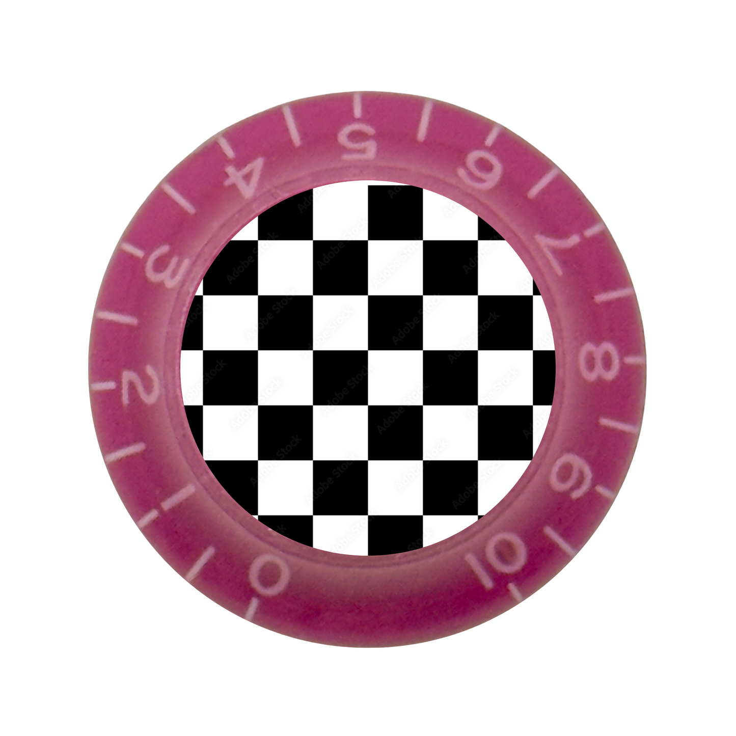 Custom Strums™ Checkerboard Bell-Style Knob (Single)
