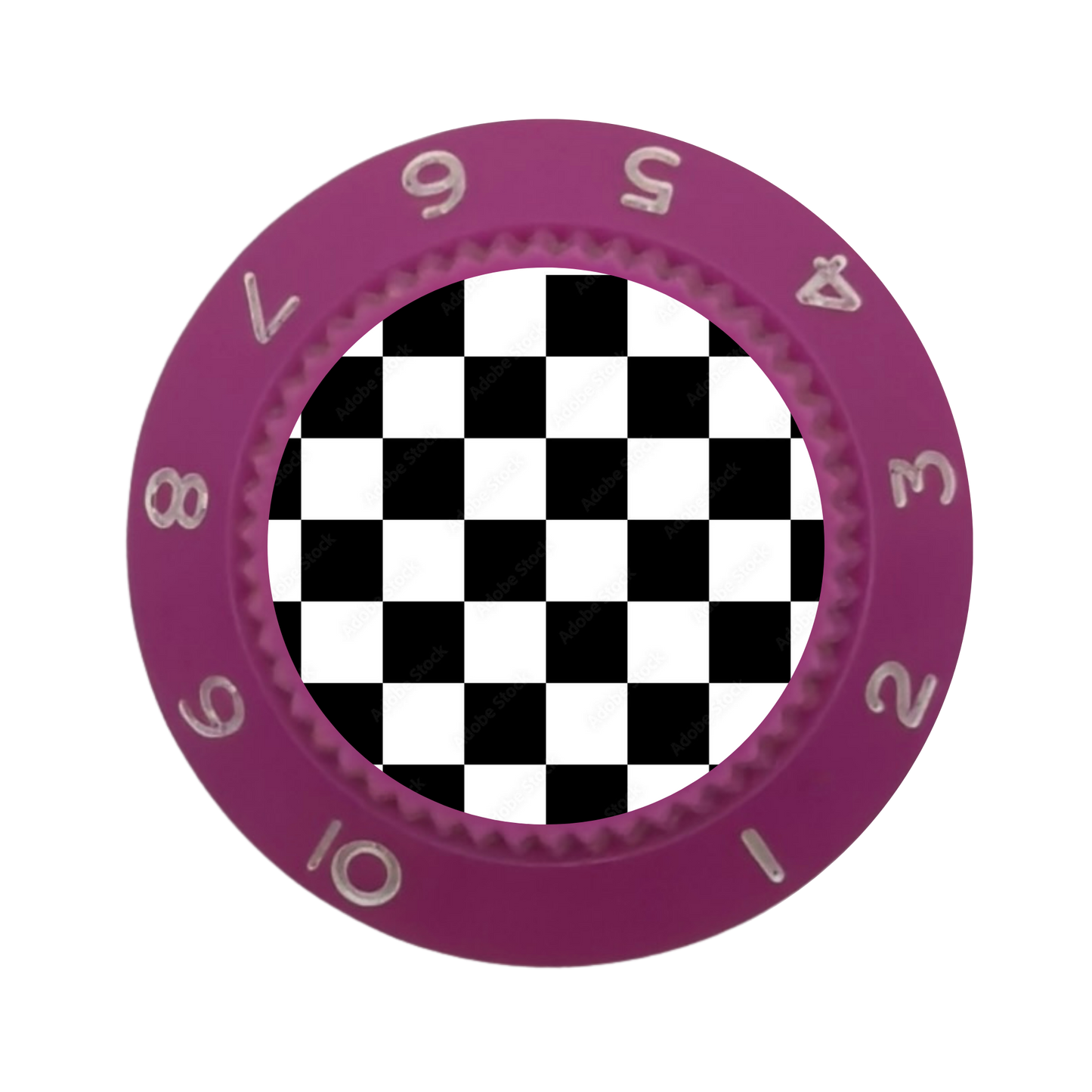 Custom Strums™ Checkerboard Strat-Style Knob (Single)