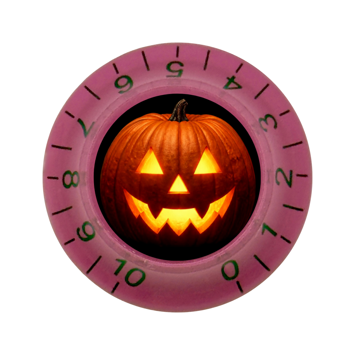 Custom Strums® Jack-o’-Lantern Bell-Style Knob Metric (Single)