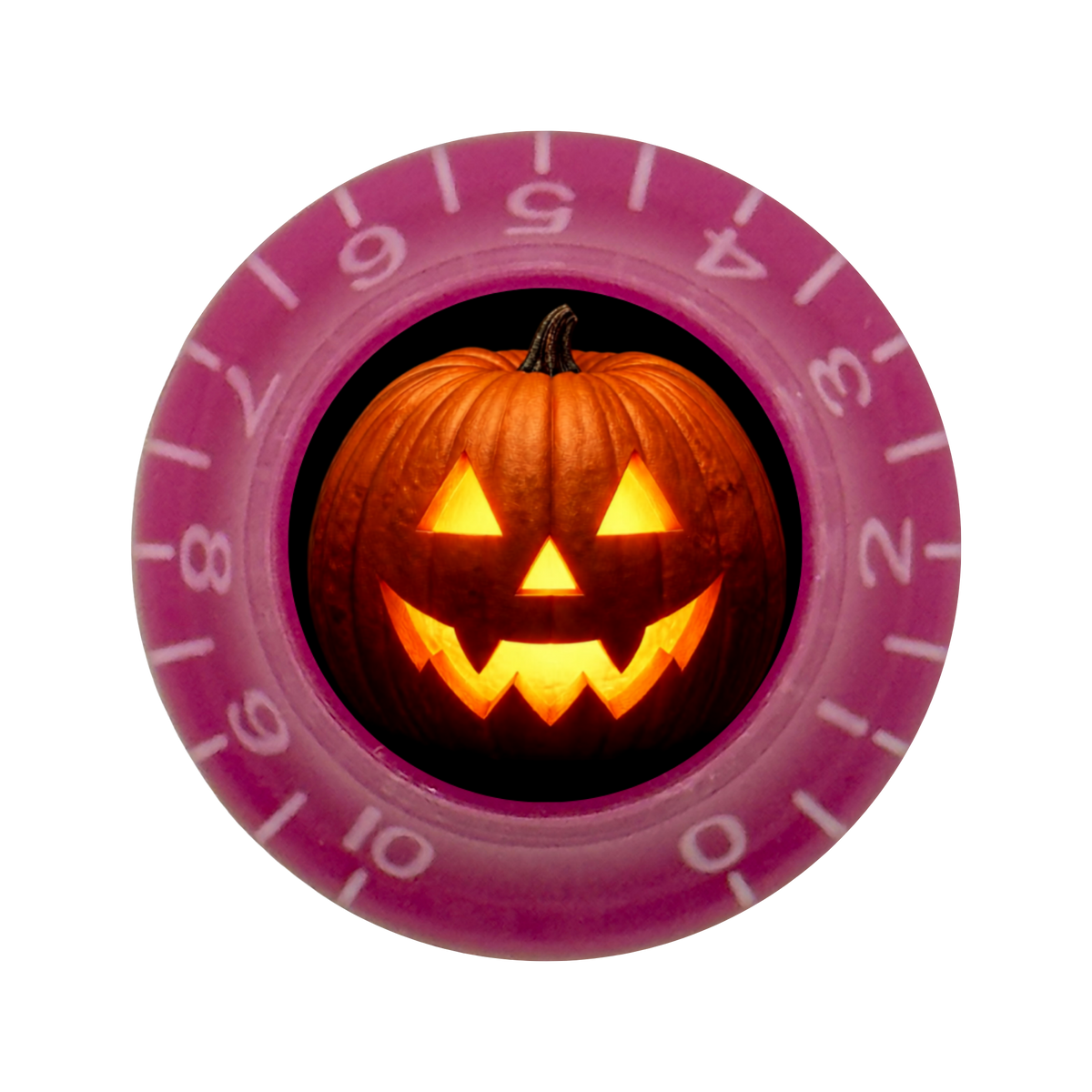 Custom Strums® Jack-o’-Lantern Bell-Style Knob Metric (Single)