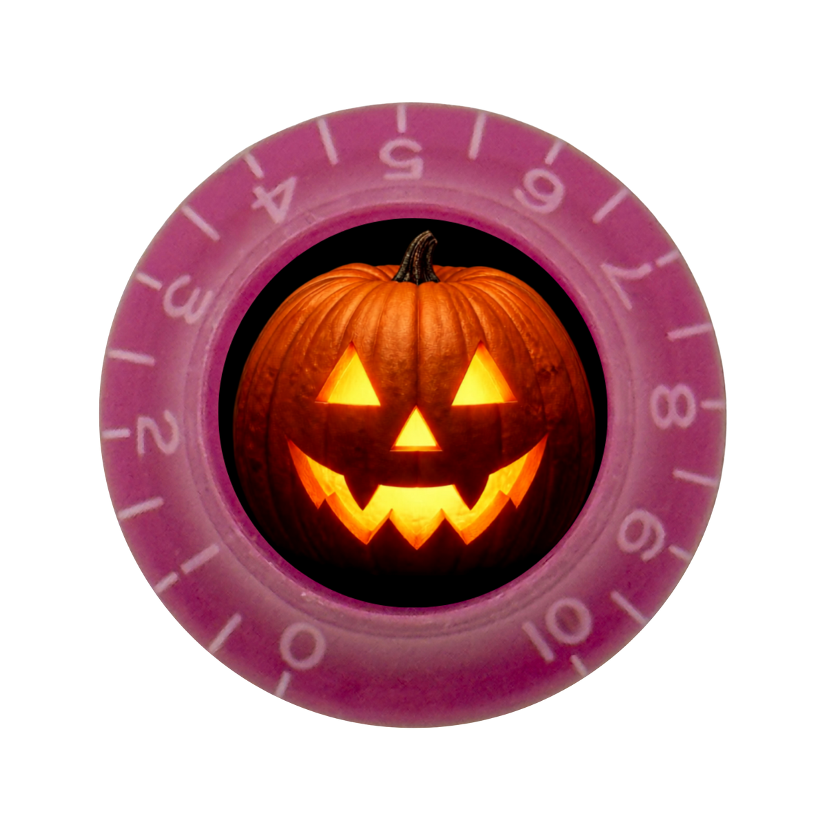 Custom Strums® Jack-o’-Lantern Bell-Style Knob Metric (Single)