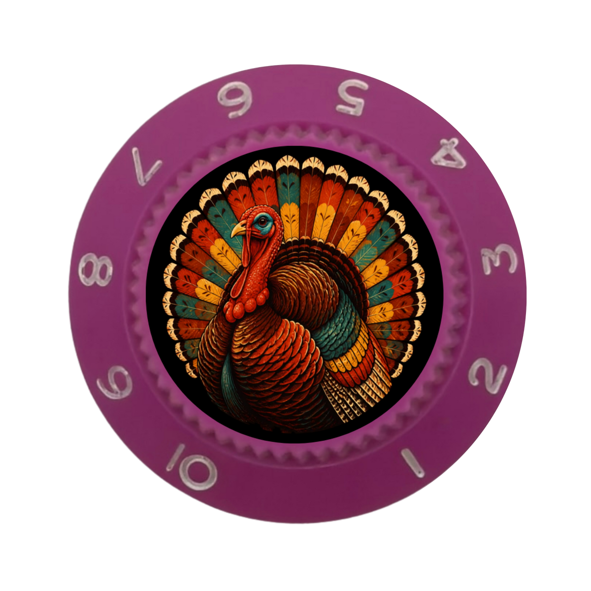 Custom Strums® Thanksgiving Turkey Strat-Style Knob (Single)