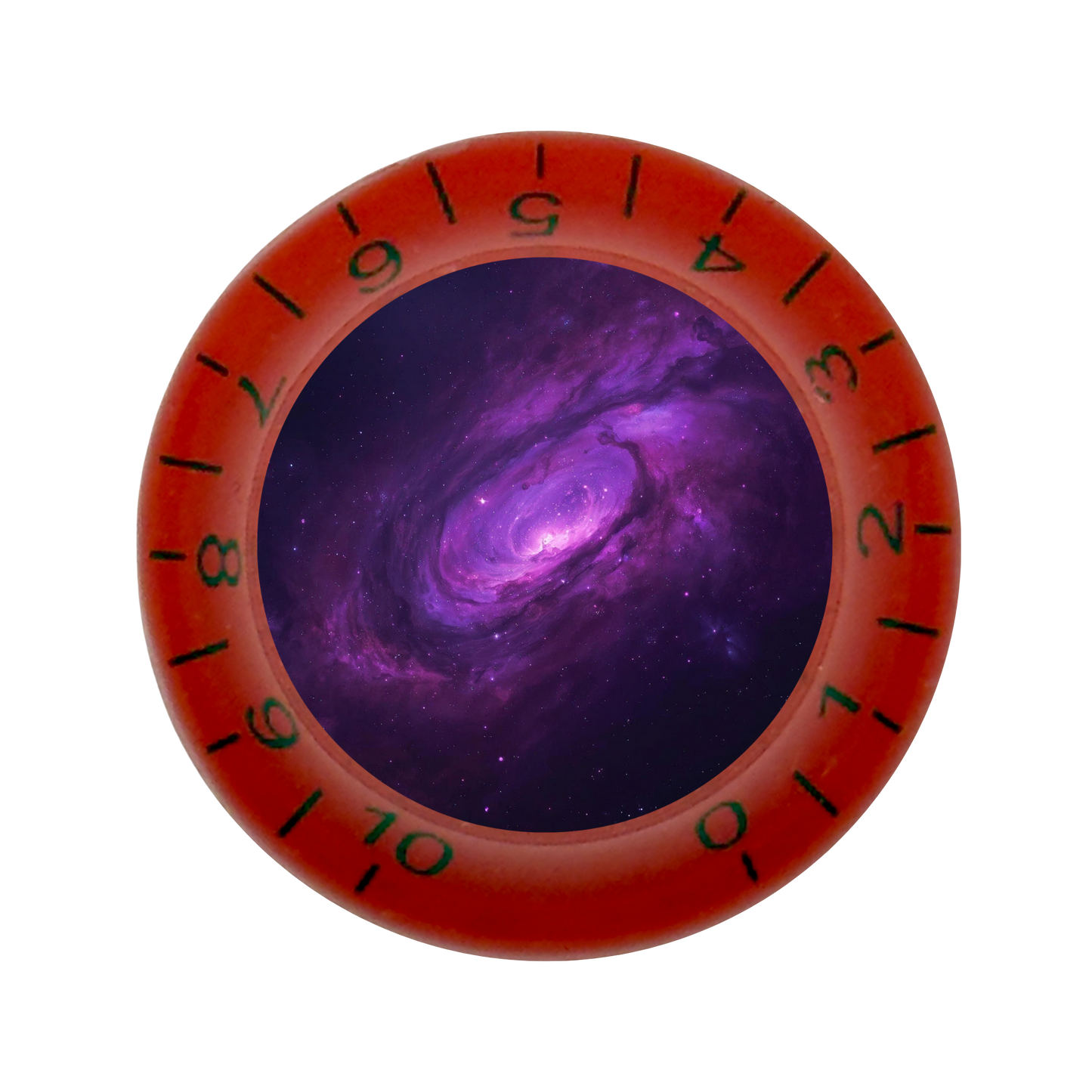 Custom Strums™ Purple Galaxy Bell-Style Knob (Single)