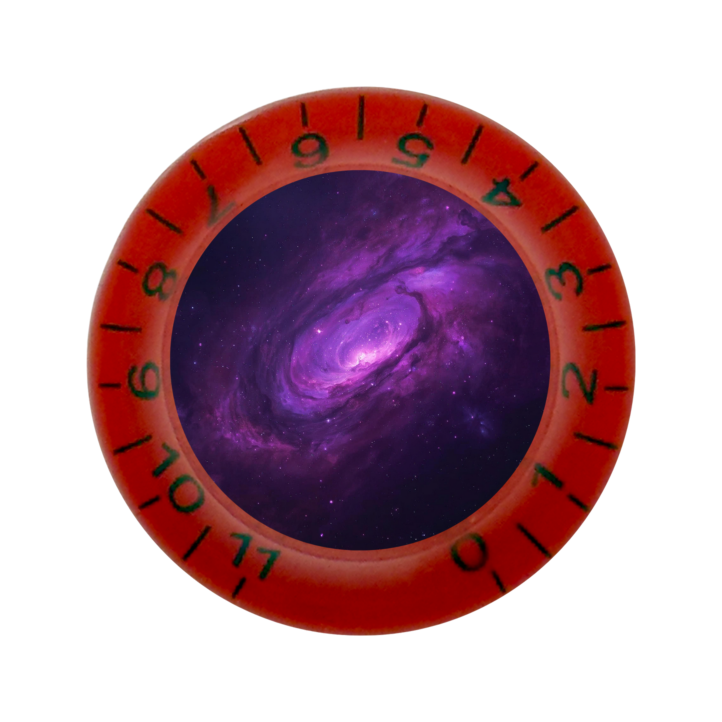 Custom Strums™ Purple Galaxy Bell-Style Knob (Single)