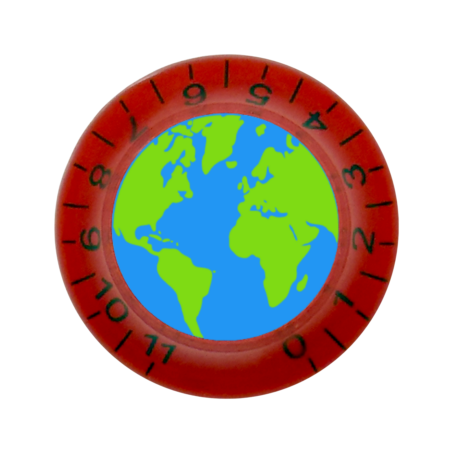 Custom Strums™ Earth Bell-Style Knob (Single)