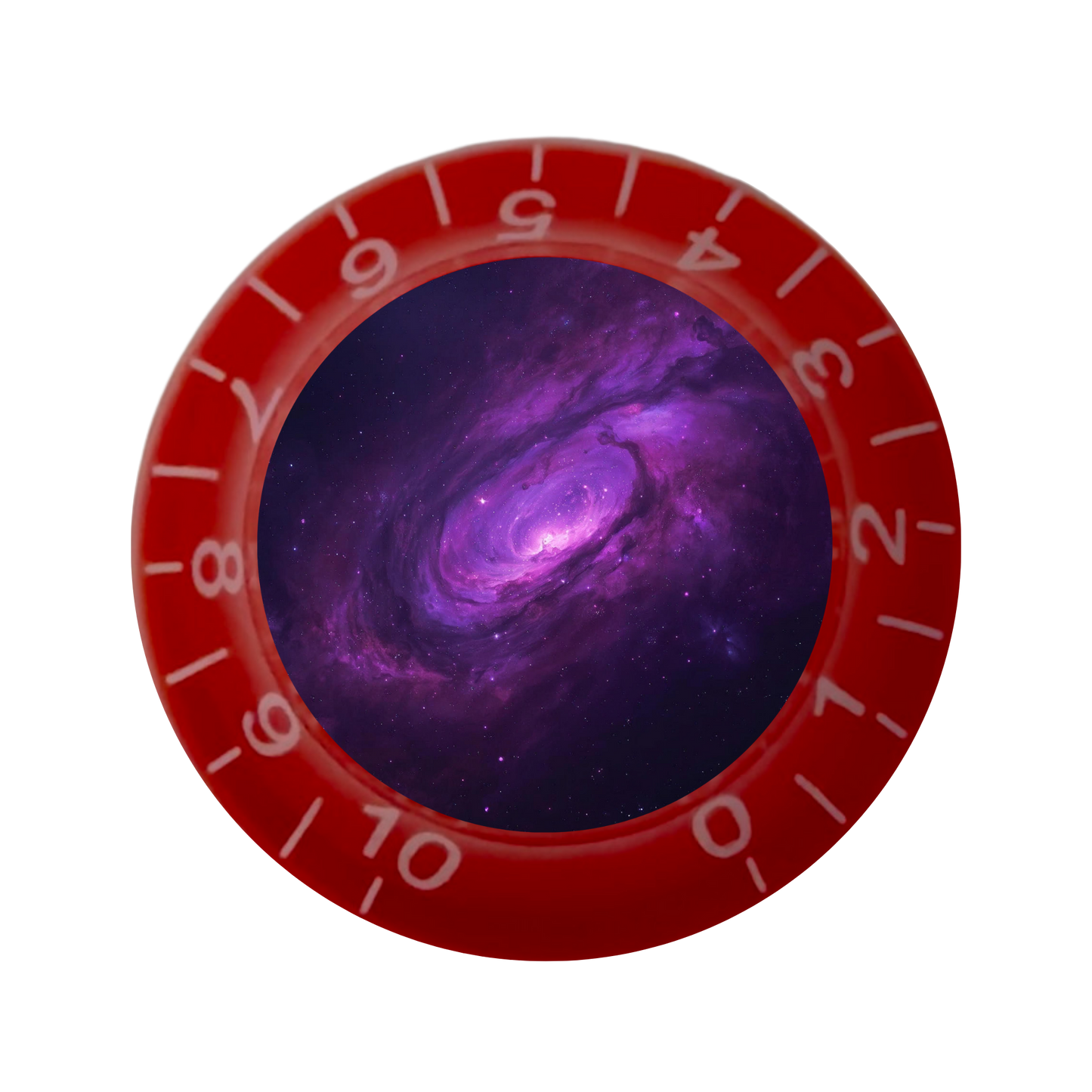 Custom Strums™ Purple Galaxy Bell-Style Knob (Single)