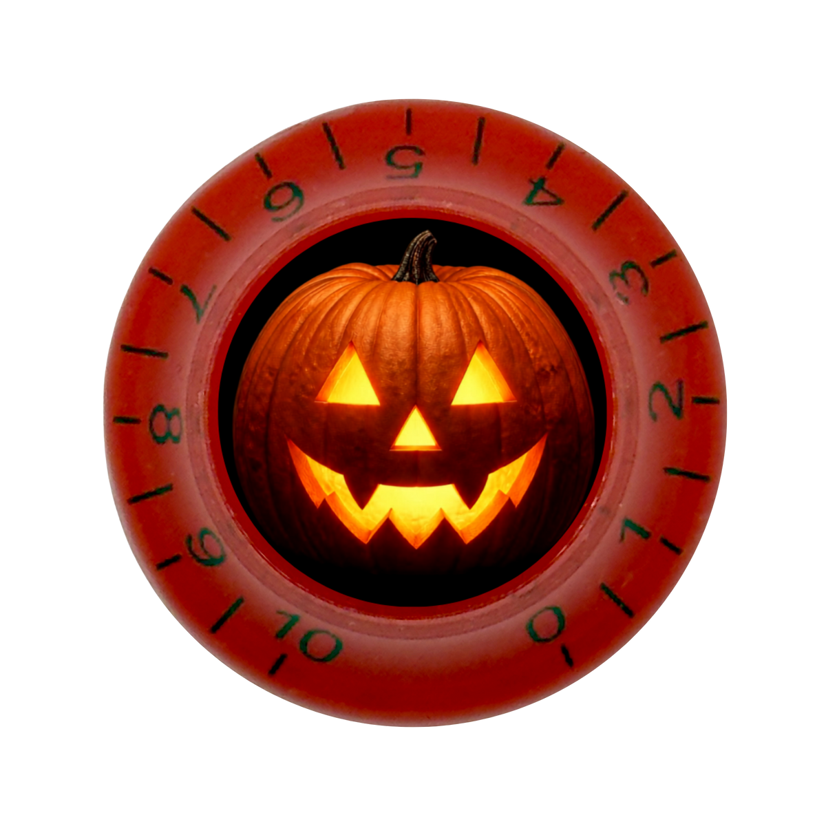 Custom Strums® Jack-o’-Lantern Bell-Style Knob Metric (Single)