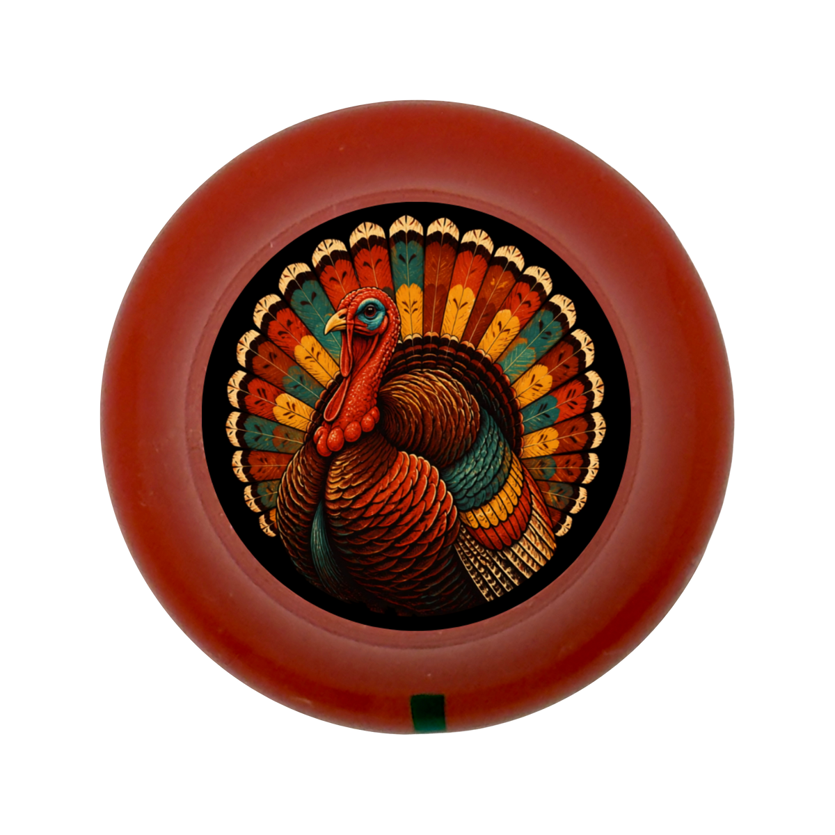 Custom Strums® Thanksgiving Turkey Bell-Style Knob Imperial (Single)