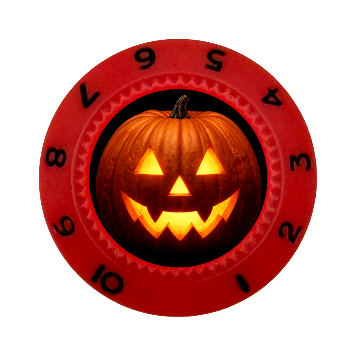 Custom Strums® Jack-o’-Lantern Strat-Style Knob (Single)