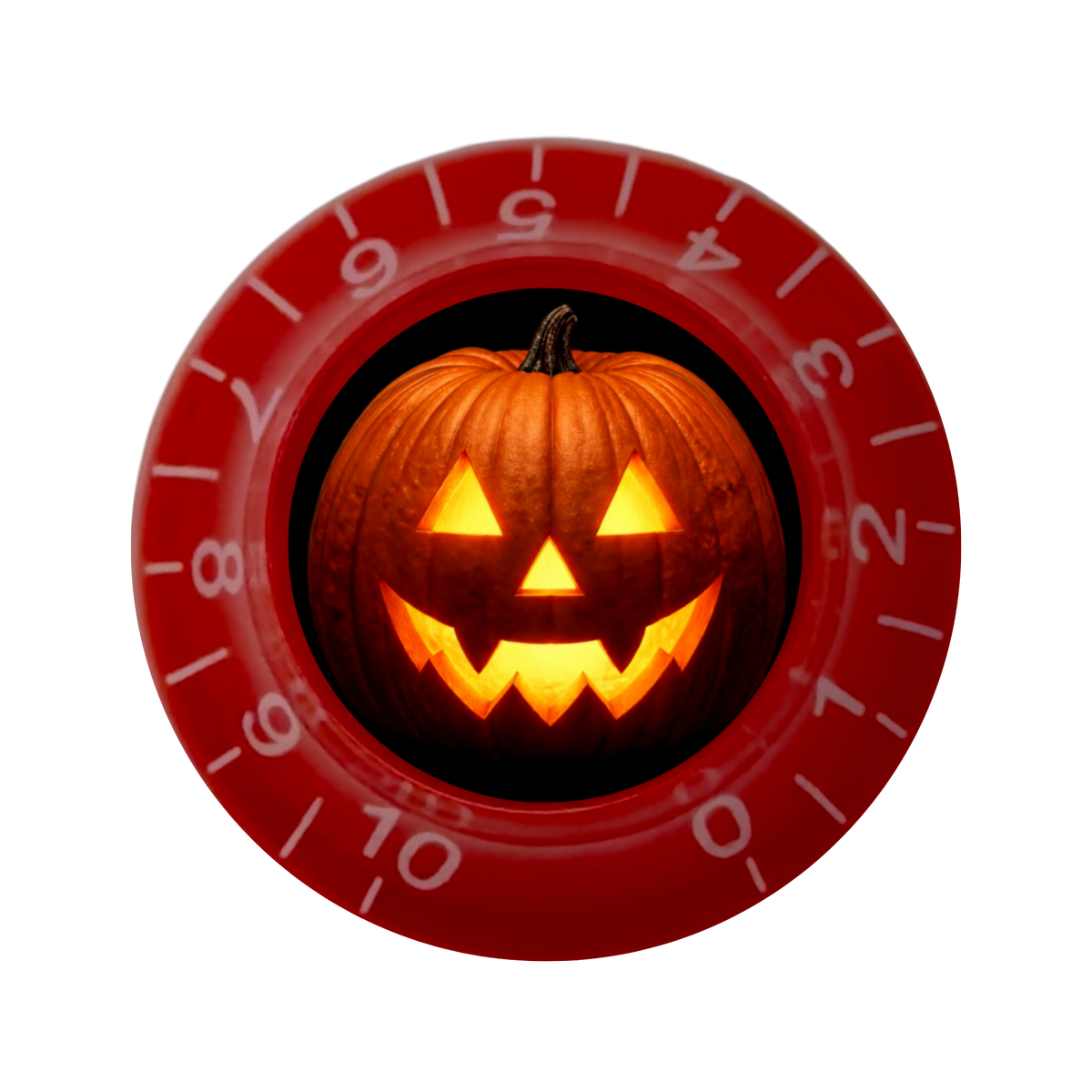 Custom Strums® Jack-o’-Lantern Bell-Style Knob Metric (Single)