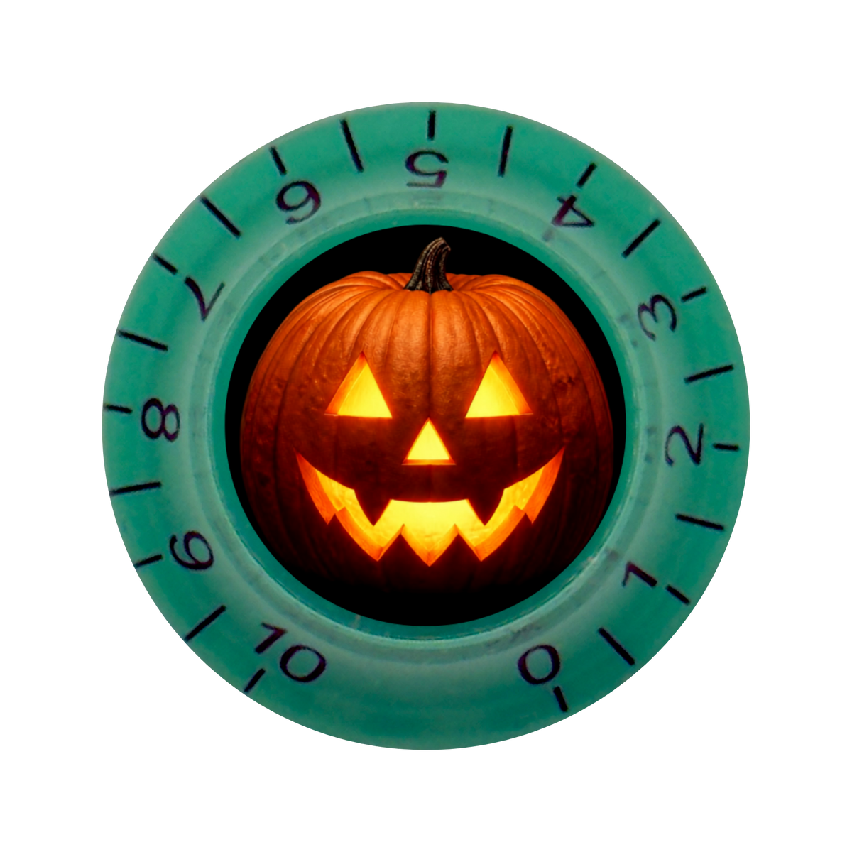 Custom Strums® Jack-o’-Lantern Bell-Style Knob Metric (Single)