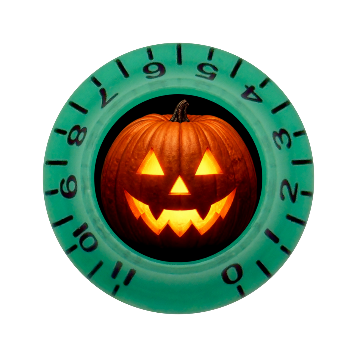 Custom Strums® Jack-o’-Lantern Bell-Style Knob Metric (Single)