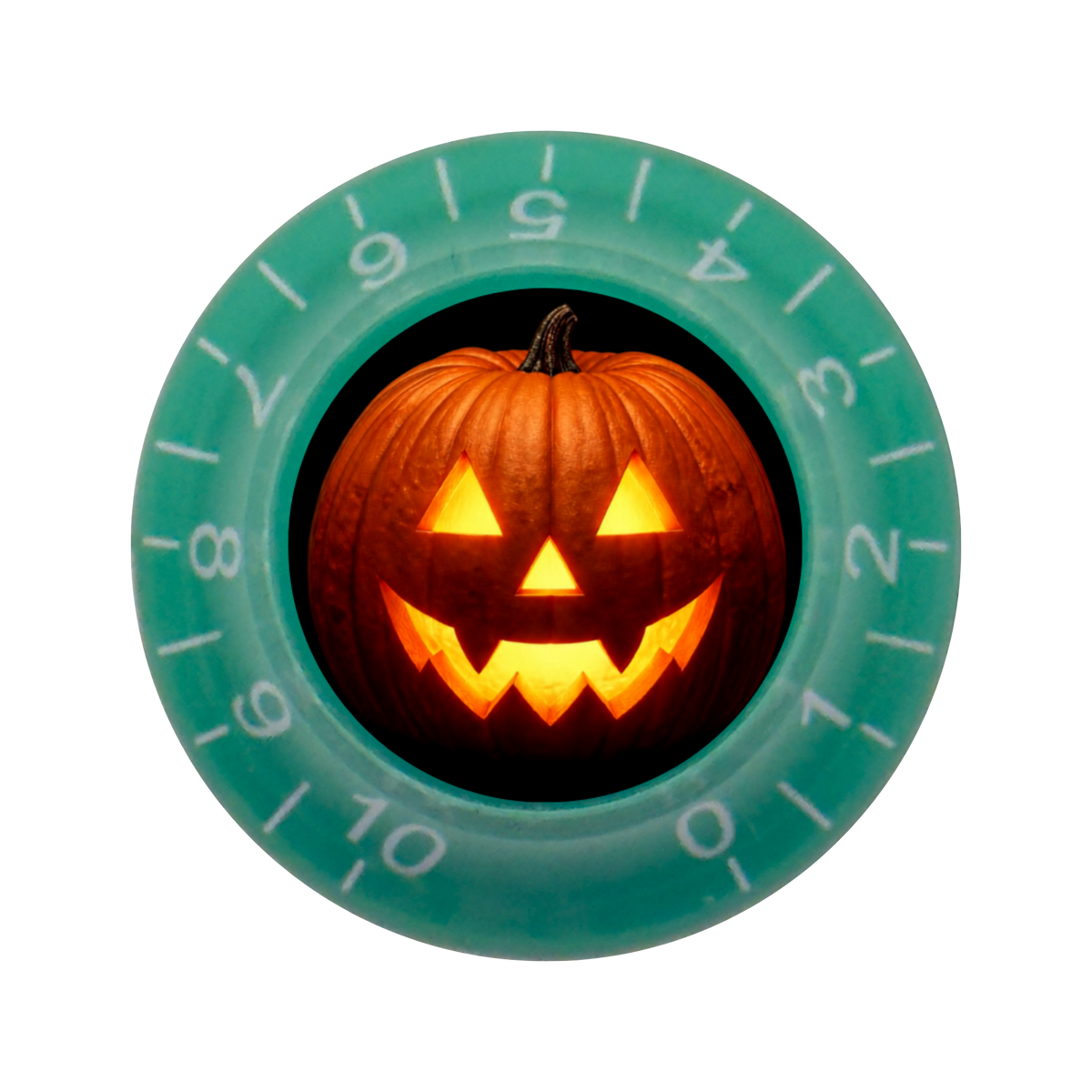 Custom Strums® Jack-o’-Lantern Bell-Style Knob Metric (Single)
