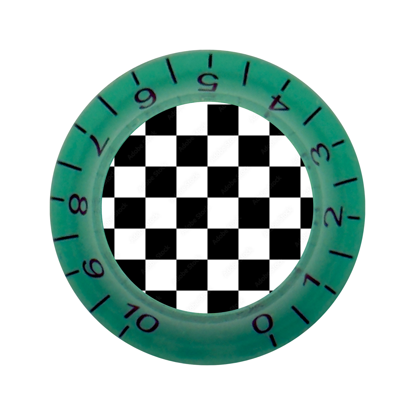Custom Strums™ Checkerboard Bell-Style Knob (Single)